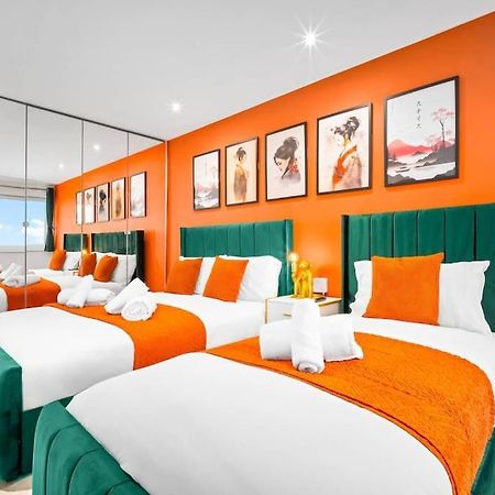 Top Floor City Centre Apartment - Sleeps 7 - 4 Beds - With Balcony And Parking - Smart Tv'S On Each Bedroom Wall - 5 Mins From Bullring, Selfridges, Moor Street Station - By Zena Stays Birmingham Ngoại thất bức ảnh